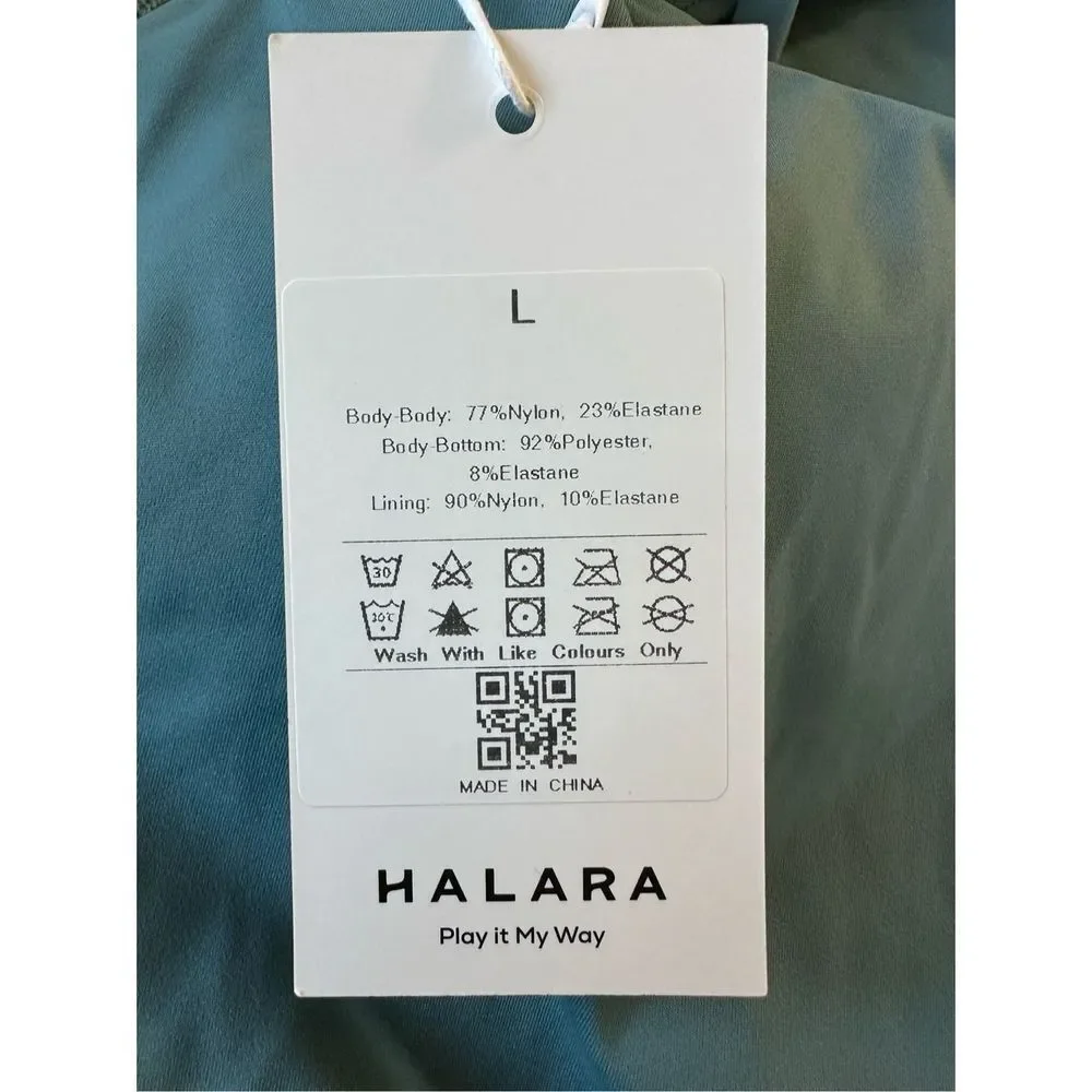 Halara Breezeful Backless High Low 2-Piece Side Pocket Flowy Midi Quick Dry Casu - Picture 9 of 9